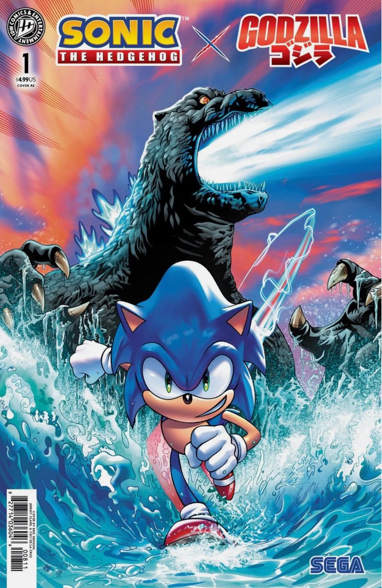 TitanComics's tweet photo. 🚨 Just dropped! 🚨

The Sonic x Godzilla #1 Titan Comics Exclusive is now available for pre-order! ⚡🦔🦖

If you're a fan of epic crossovers, retailer exclusives, don't sleep on this one!!

https://t.co/B7JIes9DE3 https://t.co/Q8KPkqnmEo