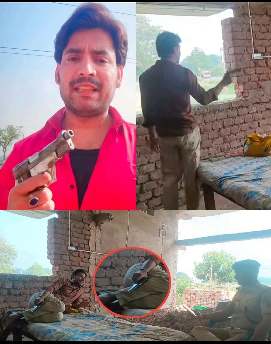 Muslim_ITCell's tweet photo. Shahrukh Pathan points a gun,"Terrorist."

Bharat Tiwari points a gun, "Revolutionary."

Same act. Different headlines.

Because in India, for many, justice begins with your name and religion, not your actions. #IndianMuslims https://t.co/IDKnTjoPpm
