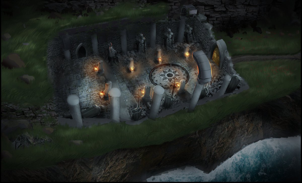 foxwellarts's tweet photo. Environment concept art for my university finals project! :D

#ConceptArt #EnvironmentArt #GameDev https://t.co/FA42JnCMfa