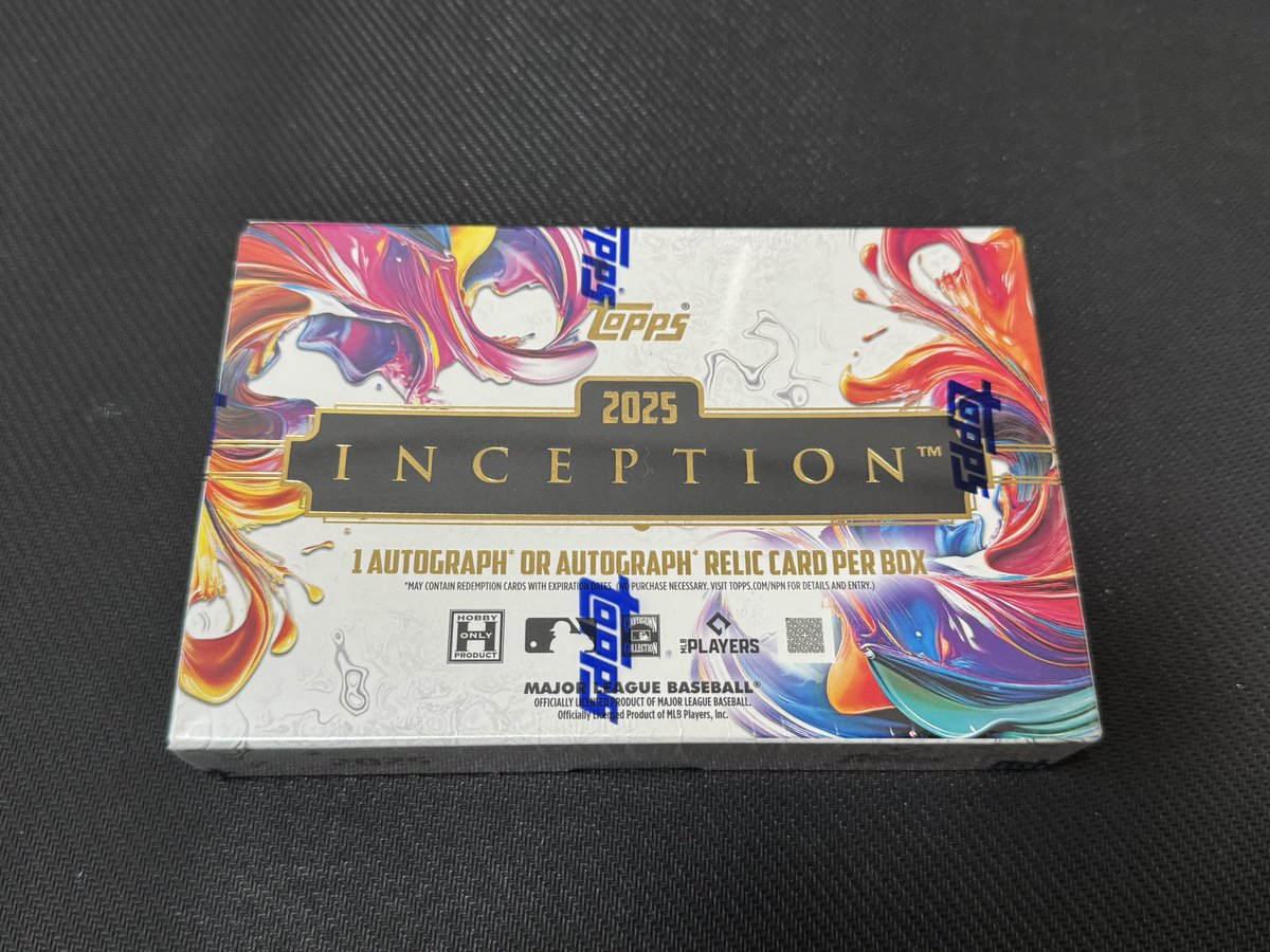 masackyMS's tweet photo. カードファナティックの通販で購入したMLB 2025 Topps Inception Baseball Hobby Boxを1箱開封した結果
nick kurtz君のオートきたー！！！
欲しかったから、めっちゃ嬉しい！
100ptのマグホ買いに行かなきゃ https://t.co/RGJR1iVs8q
