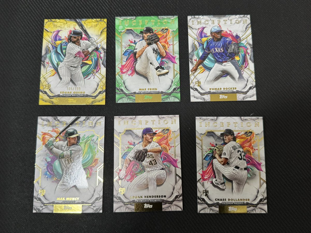 masackyMS's tweet photo. カードファナティックの通販で購入したMLB 2025 Topps Inception Baseball Hobby Boxを1箱開封した結果
nick kurtz君のオートきたー！！！
欲しかったから、めっちゃ嬉しい！
100ptのマグホ買いに行かなきゃ https://t.co/RGJR1iVs8q