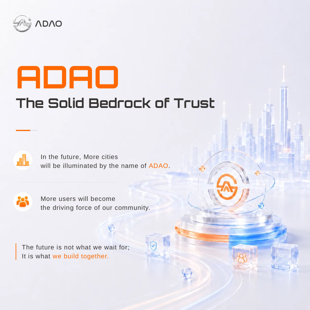 AKASOfficial_'s tweet photo. ADAO turns trust into a force
that connects the world 🔥
From one community,
to connections across more cities.
This was never a coincidence,
but the result of countless people coming together through consensus 🚀
#ADAO #PowerOfConsensus #LongTermValue https://t.co/zqdJ1eDErl
