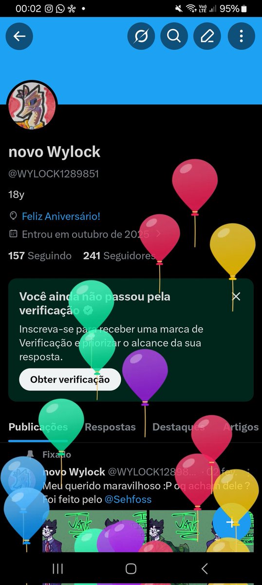 WYLOCK1289851's tweet photo. BALOEEES, feliz niver pra mim mesmo https://t.co/LzqWZ4HsnH