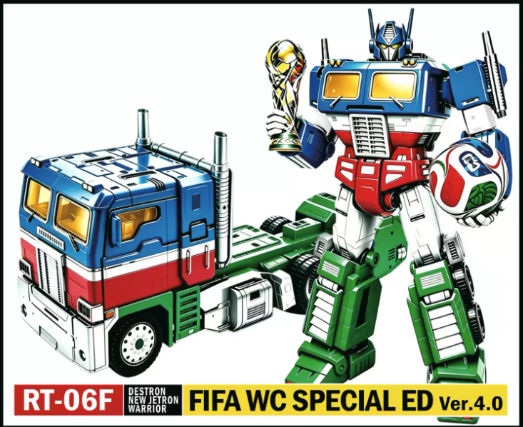 JQ_TREND's tweet photo. [予約注文]おもちゃ 変形 ロボット RT-06F FIFA WC SPECCIAL ED Ver.4.0 改良版 合金パーツ付き

発売予定：７月
https://t.co/Pk28a3ctRE

#TRANSFORMERS #UPGRADEKIT #JQTREND #CHINATOY #ActionFigures #MarvelToys #ToyCollector #JapanNews #JAPAN #KOREA #USA #UK #deformationrobot #DISCJOCKEY #LEGO #PlushToys #Collectibles #actionfigures #Germany #UK  #France