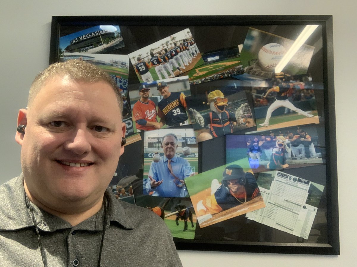 ChristianWinn's tweet photo. Kudos to the @AviatorsLV as they clinch a playoff berth & have a chance to repeat as PCL champs! Beautiful night for baseball out here at @thelvballpark for a Saturday tilt vs. the @Rangers AAA aff. Round Rock! @steinerspublv Roger Sachs tosses out 1st pitch!
@sportsxradio https://t.co/Hsq1KLa7f6
