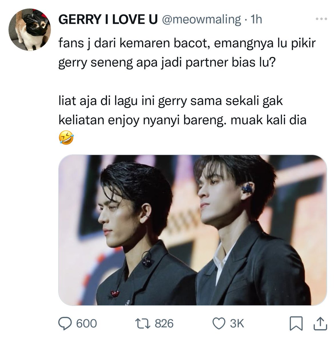 carlymenulis's tweet photo. #jossgawin twotweet au

katanya jerrygerry couple termaksa https://t.co/S8i75u1DjV