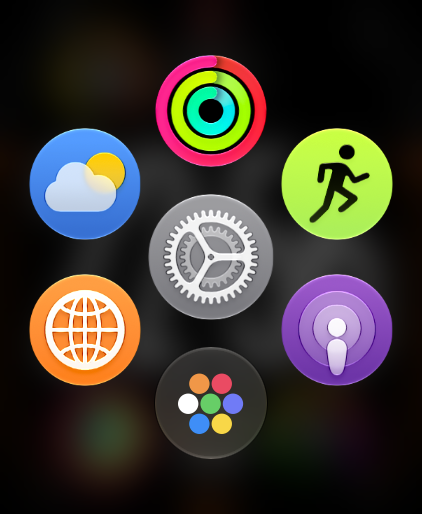 hodgiecodo's tweet photo. It's the little things really — I love this new feature in watchOS 27 where pressing the Digital Crown now gives your top 5 mostly commonly launched apps instead of the list or grid view of all apps... https://t.co/WSYZj4iggn