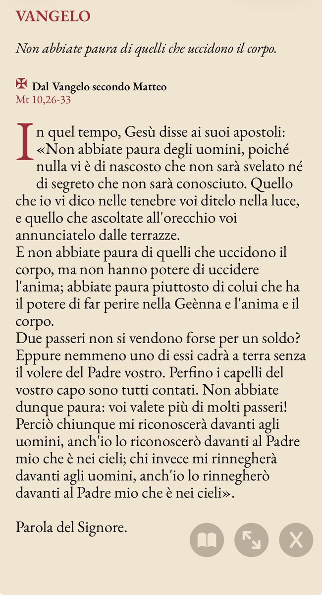 pregarelaparola's tweet photo. #pregare la Parola di oggi: non abbiate paura! 🥰
#VangeloDiOggi #vangelodelgiorno https://t.co/4pE5vMjrX9