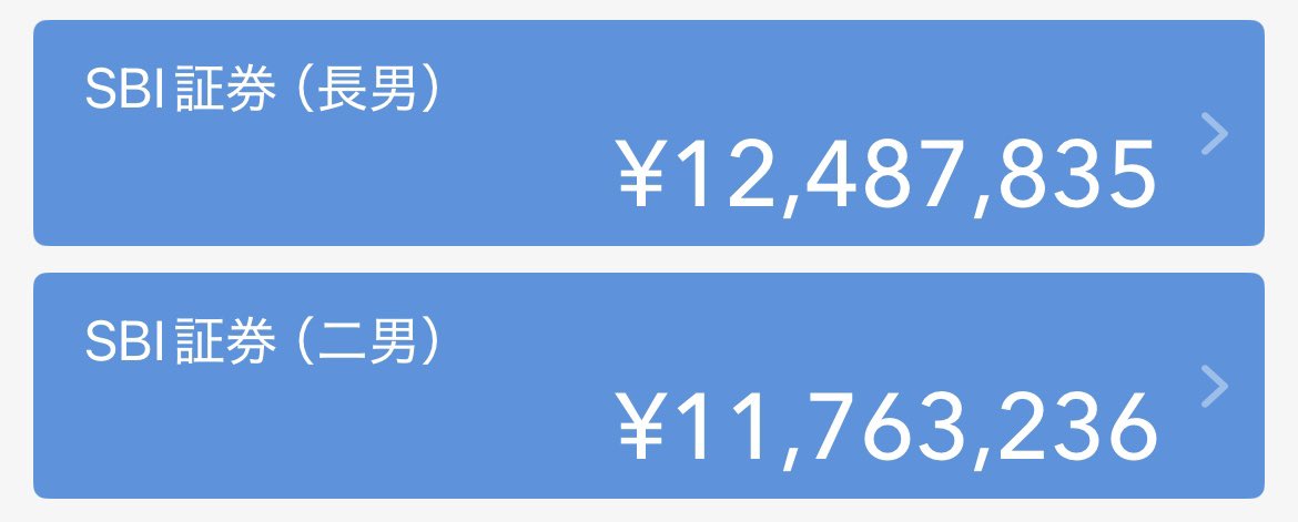HaitoLife's tweet photo. 父の日ということで「ありがとう」と言ってくれた長男二男👦🏻👦🏻
君たちは10年後、証券口座を見てもっと感謝することになる💰 https://t.co/cramACNWYf