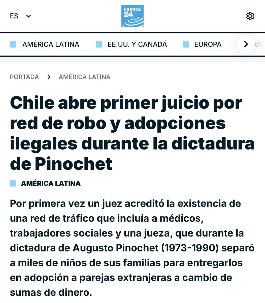 R_SaavedraM's tweet photo. Saben cuando se robaban niños y niñas en Chile? 

En la dictadura cívico-militar que siguen apoyando https://t.co/9KXSe4vfuT