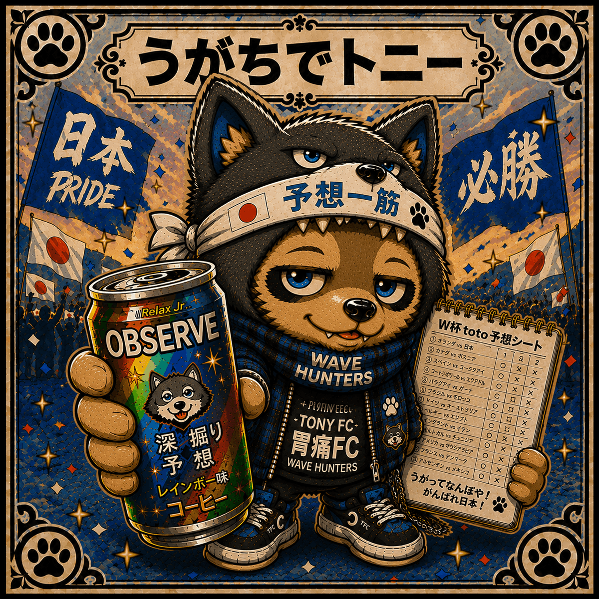 nonpurin's tweet photo. もうすぐキックオフ。

うがちは全部置いてきました。

今はただ、日本を応援します。

頼んだで、日本代表。

#ワールドカップ https://t.co/jqL1Ygohi6