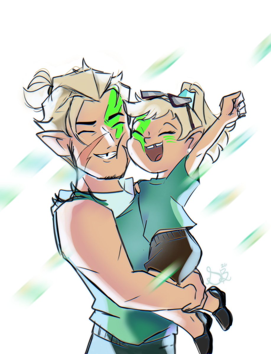 SBlightberry_'s tweet photo. Lil thing i did for father's day :D 

She's his biggest fan🥺😭
#toh #huntertoh #theowlhouse https://t.co/yYfOgeeHOw