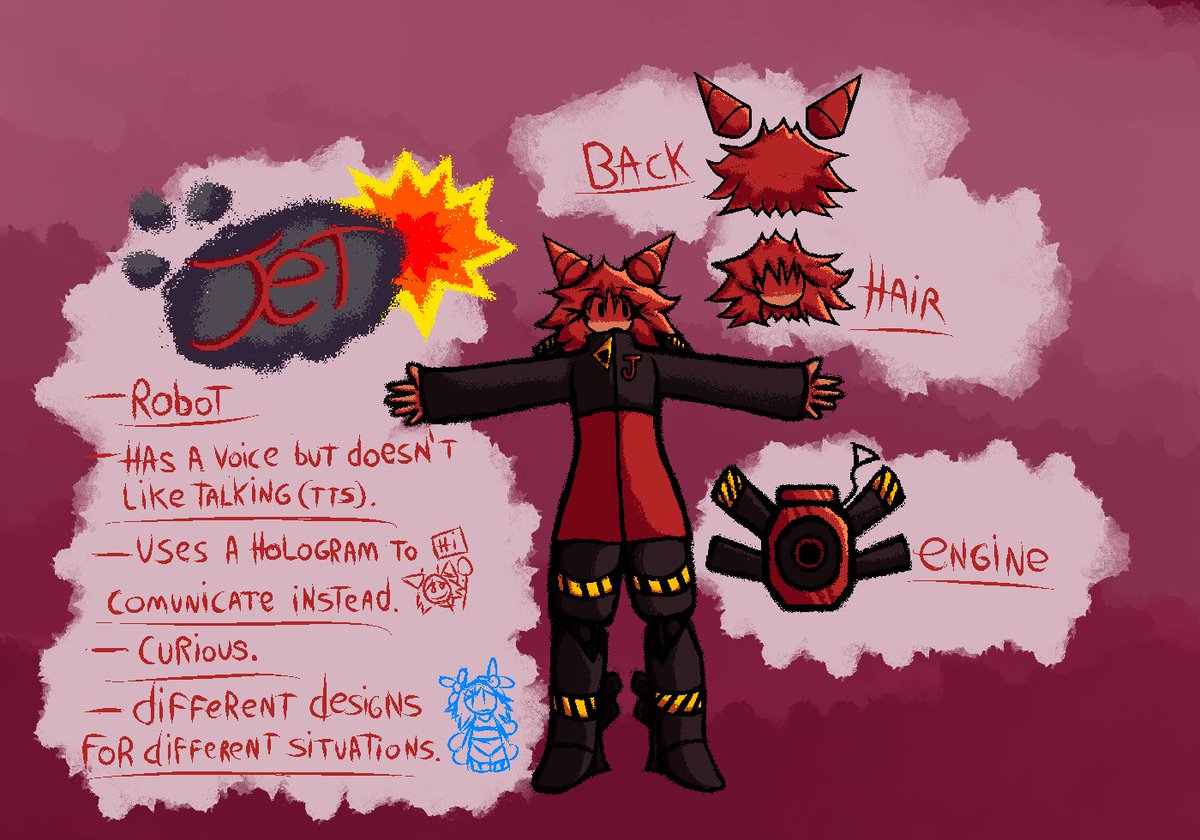 kevynpac2's tweet photo. Jet's reference sheet is done! #OC https://t.co/sXw9KblYHF