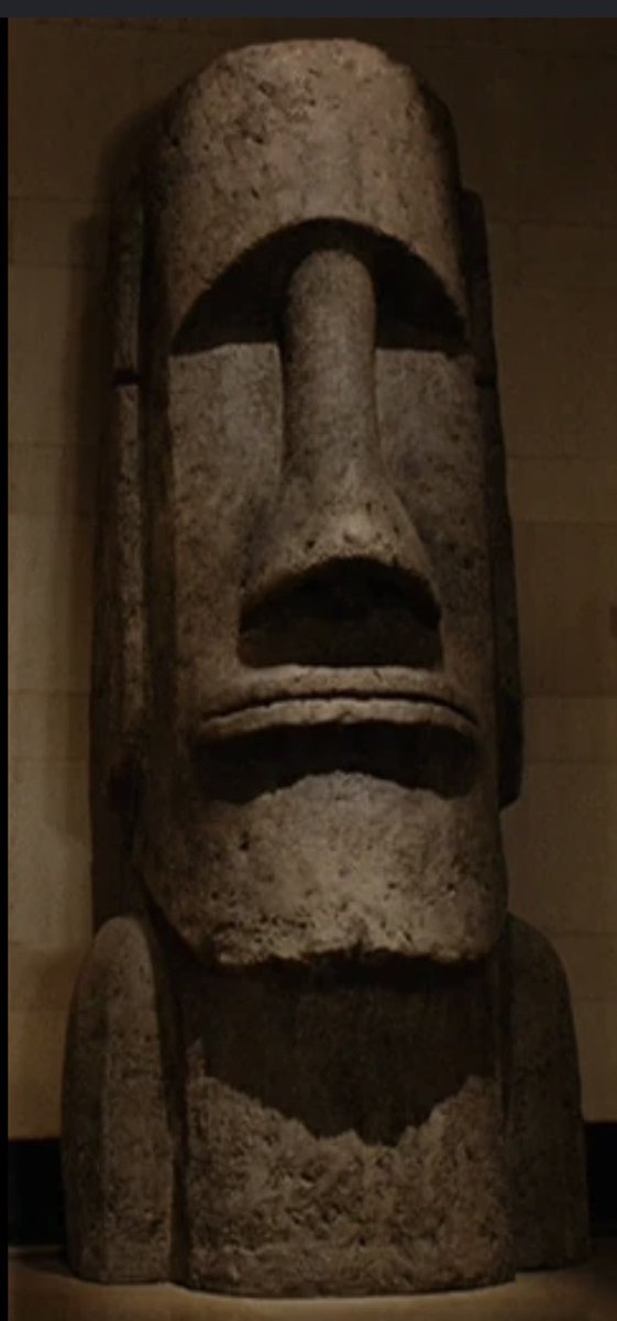 catecapiak's tweet photo. I figured out what The Obama Presidential Center looks like—the Easter Island Head from Night at the museum. 🤣 https://t.co/WixB9MgWEA