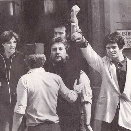 PunkRockStory's tweet photo. 46 years ago today
French police arrested all members of The Stranglers after a concert at Nice University for allegedly starting a riot.

Nice in Nice was released 6 years later as a single from the album Dreamtime. 

#punk #punkrock #TheStranglers #history #punkrockhistory #otd https://t.co/MTN3D5CLjK