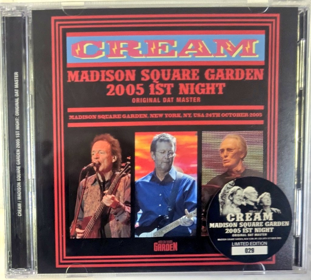 CREAM『MADISON SQUARE GARDEN 2005 1ST NIGHT ORIGINAL DAT MASTER