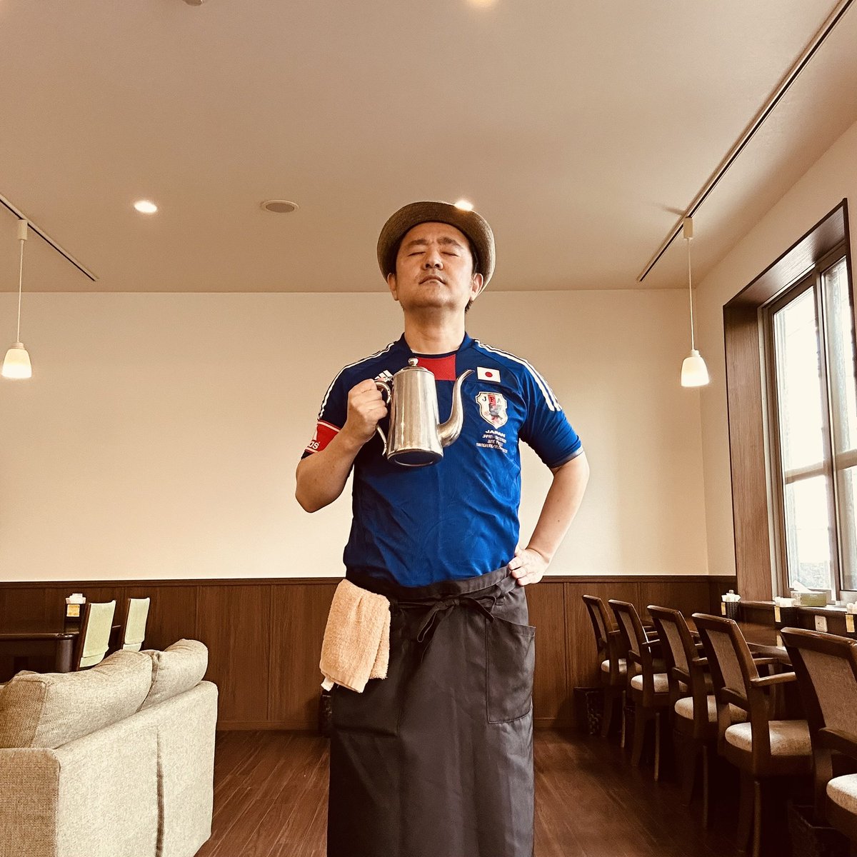 tom3cafe's tweet photo. ラクーンでもサッカー応援できます！ https://t.co/jysW6yksey