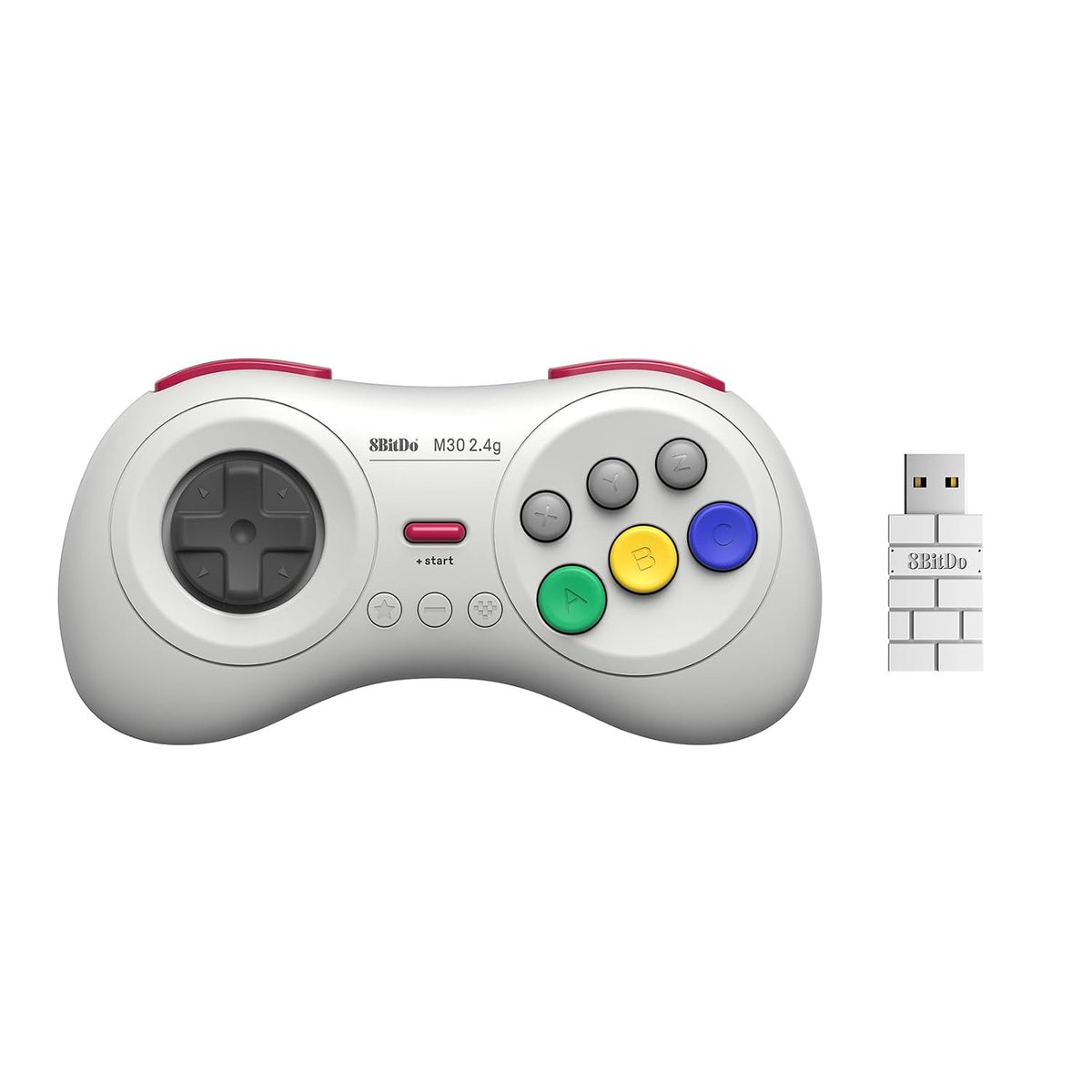 videogamedeals's tweet photo. 8Bitdo M30 2.4G Wireless Gamepad for Sega Genesis Mini and Mega Drive Mini and Switch with 6-Button Layout (White) $18.66 via Amazon (Prime Eligible). #ad https://t.co/bH65Ywh90g https://t.co/yj8qJ338qY