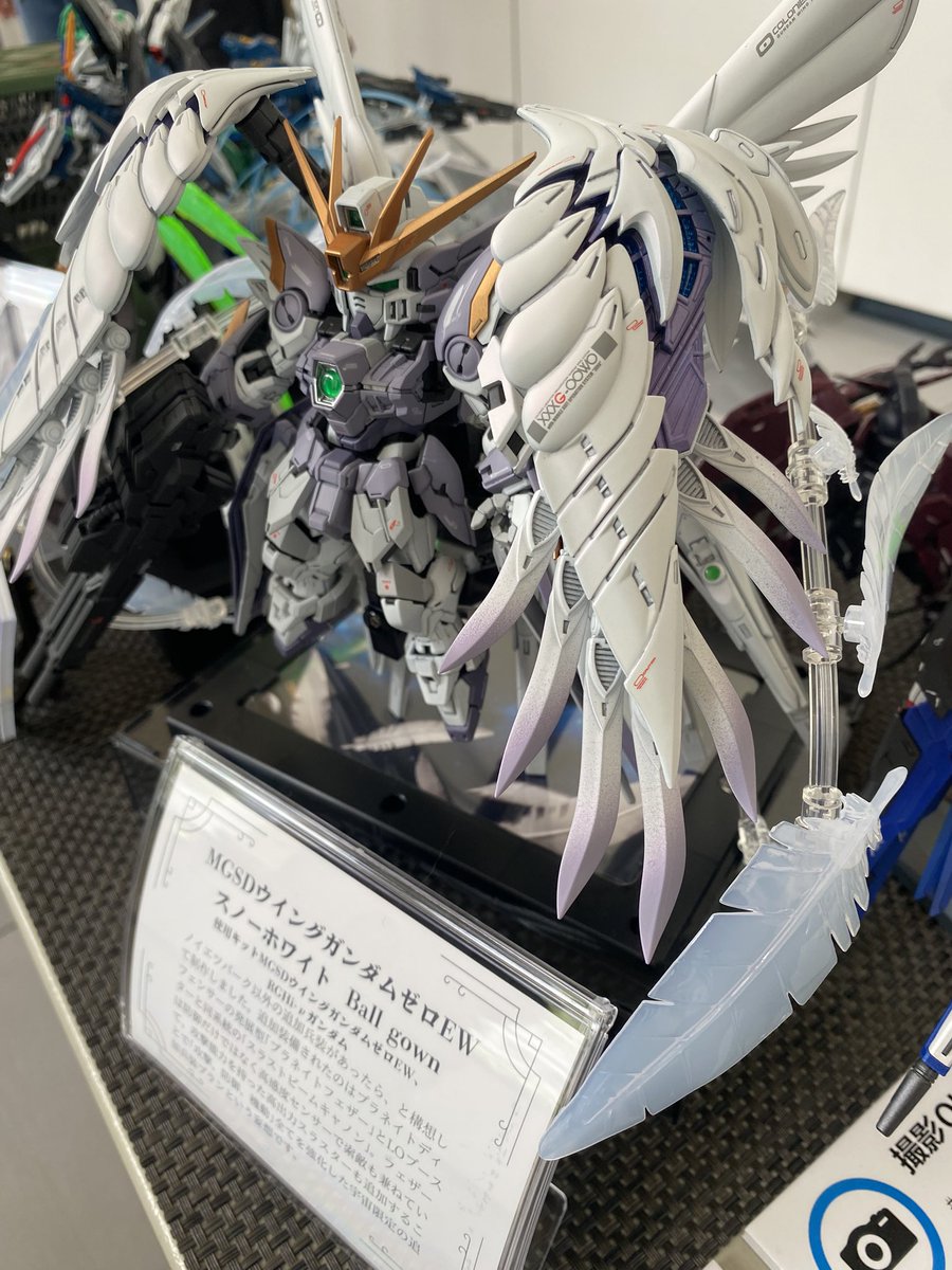 beyondcool0107's tweet photo. #大分ホビーフェスタ2026 

MGSDミキシングシリーズ、新作含め全機体展示中です！

たくさんの方に見ていただいててめっちゃ嬉しいですね〜･･･頑張って作ってよかった https://t.co/eDlszIVbMf