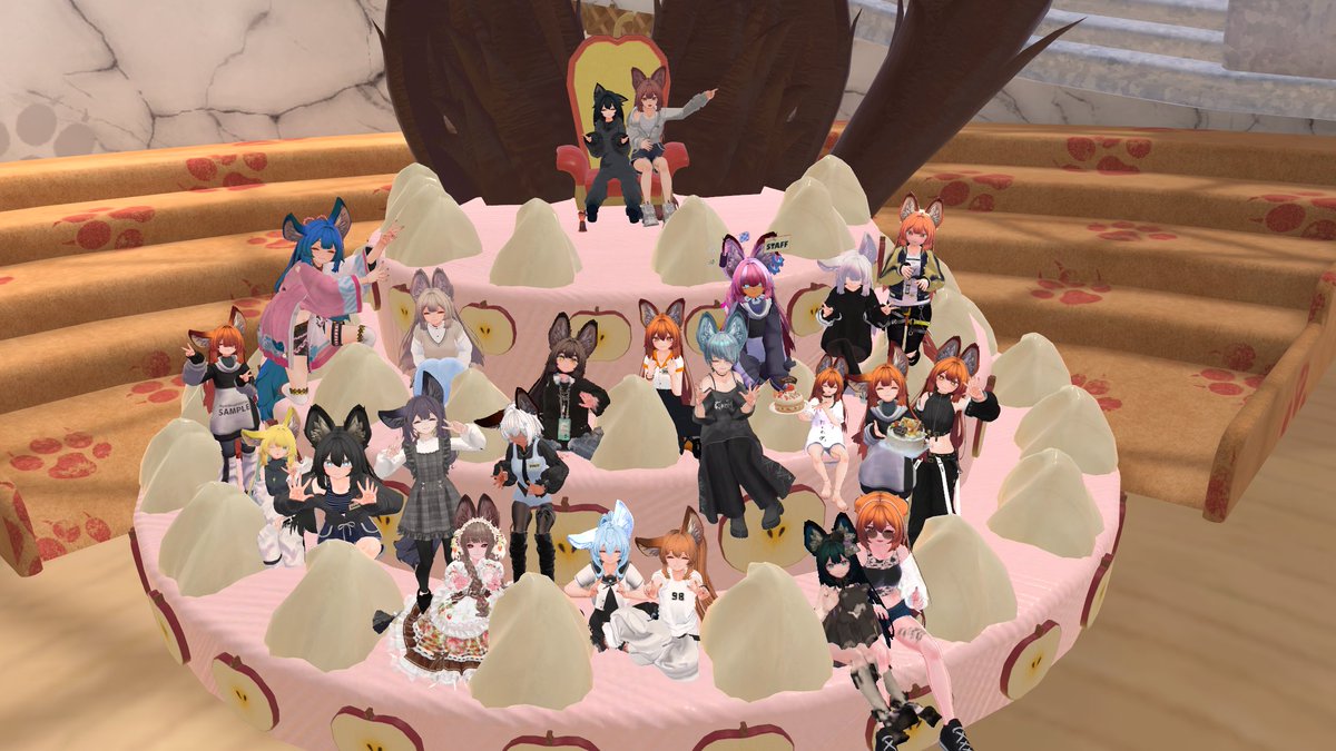 ark_ultraDX's tweet photo. #Epliちゃん集会　エプリ創造神がご結婚されるとのとエプリの二周年誕生日とのことでお祝いがあったり。（すごい） https://t.co/XGiWYeplbI