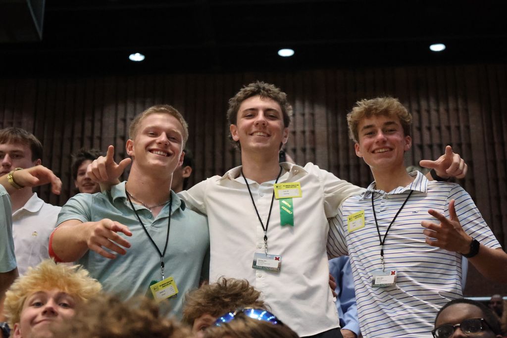 OhioBBS's tweet photo. Gentlemen, the final evening assembly of the 88th Session of the American Legion Buckeye Boys State is now adjourned. Lights Out was at 11 p.m. Rise and Shine is at 6:15 a.m. The Graduation Ceremony will begin at 9:30 a.m.

Whether you are a delegate who sat in the stands all week, family and friends who joined us in person this evening, or joined us via our live stream each night, thank you for being with us. We hope you found it meaningful to share your time with us, in some small part or way.