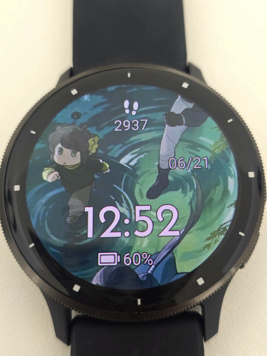 HOKORIHO8's tweet photo. 羅小黒戦記2 DVDが
  待ち遠しくて、
自分の⌚ウオッチフェイスを
シャオヘイにして
毎日いつもみているよ!
早く7月になってほしいなぁ

#羅小黒戦記2
#GARMIN https://t.co/0qw7EyllVn