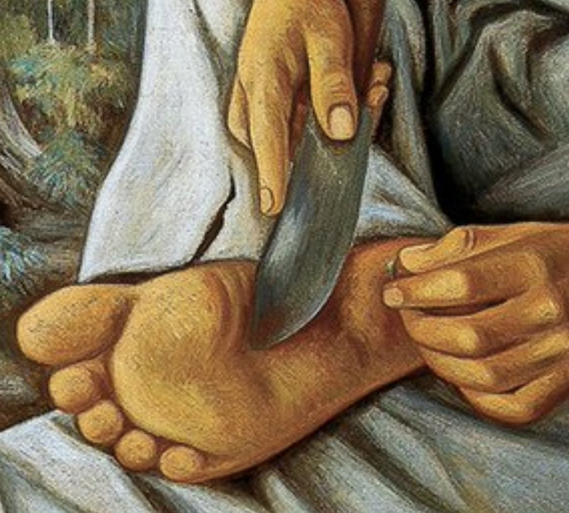 nissnickmich's tweet photo. “La espina” (1951). Obra del pintor mexicano Raúl Anguiano #arte #pintura #espina #mexico  #VivaMéxico #curiosidades #felizdomingo #21junio https://t.co/tiHHo4zCTW