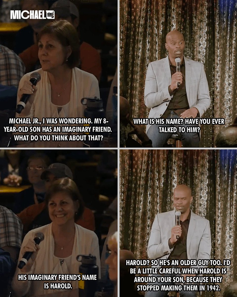 Michaeljrcomedy's tweet photo. Do your children have an imaginary friend? 😂 https://t.co/I7oY3gQ0Wv