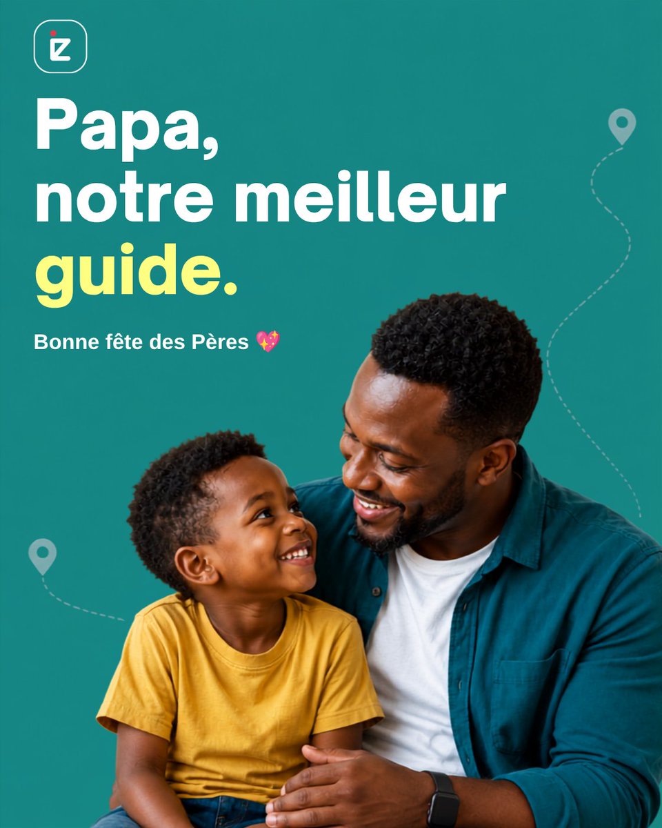 IZIchange's tweet photo. Nos papas sont comme des GPS, et nous, les voyageurs ! 🗺️
Sans leur direction, nous serions perdus.
Bonne fête à vous, guides de nos vies ! Nous vous aimons infiniment. ❤️
#Izichange #FêteDesPères #MerciPapa https://t.co/30Mo7eAb7s