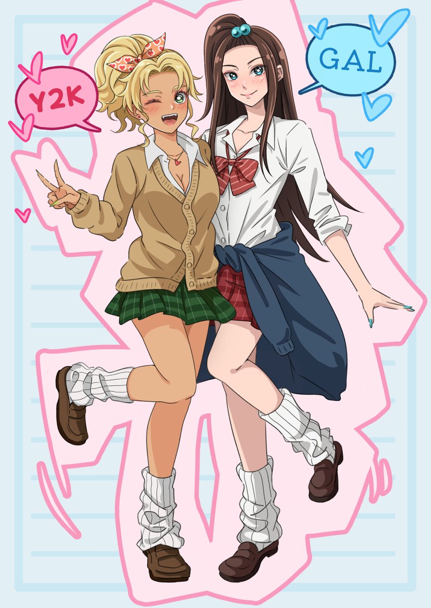KiyoshiKitahara's tweet photo. 天音慶＆伊地知琴子／『オタクに優しいギャルはいない!?』
アニメ第10～11話のファンアートです！ https://t.co/Z5xzB9968u
