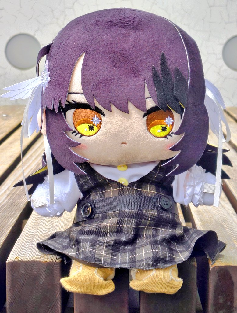 CURIGURI's tweet photo. プレリュードコレクション【あの子の港町】にて幼少期の斑鳩ルカが着ていたお洋服的な衣装をもちルカに仕立てました！
髪色も黒フェルト貼ったりして簡易的に黒髪にしてみたり
#もちほわがいっぱい見れるタグ
#もちほわ衣装部 https://t.co/Rb0o38rWBE