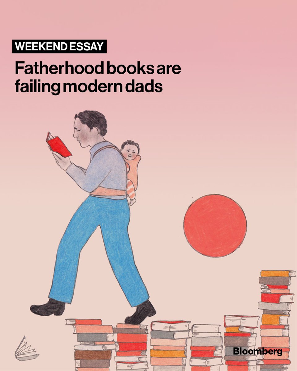 Dewyou239's tweet photo. Today's fathers spend more time with their children than any generation before them. So why are so many books for dads still written as if they're clueless bystanders? https://t.co/sIHugH4Tqu

🎨: Aidan Koch for Bloomberg
#sstvi #nolimit https://t.co/283SOCj2oK