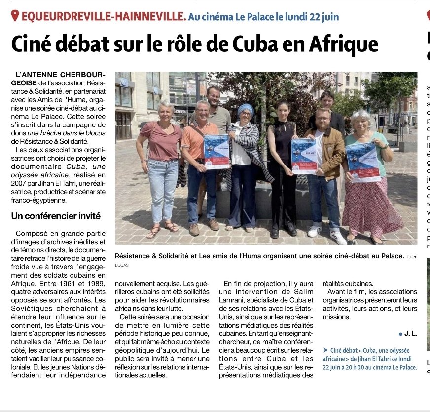 r_solidarite's tweet photo. Dans @LaPresseManche, édition du jeudi 18 juin. https://t.co/gHV4sPPKdZ