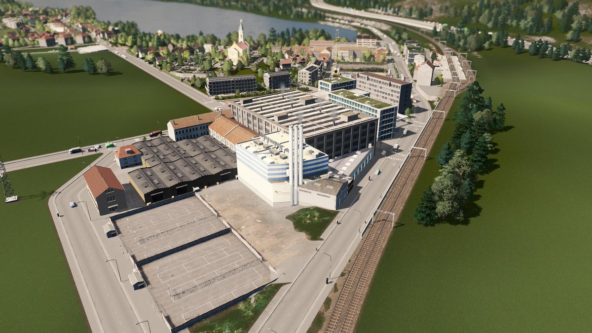 604Sience's tweet photo. Industrial zone being transformed
#CitiesSkylines #Isendorf #Switzerland @CitiesSkylines https://t.co/q0JcTGXfhF