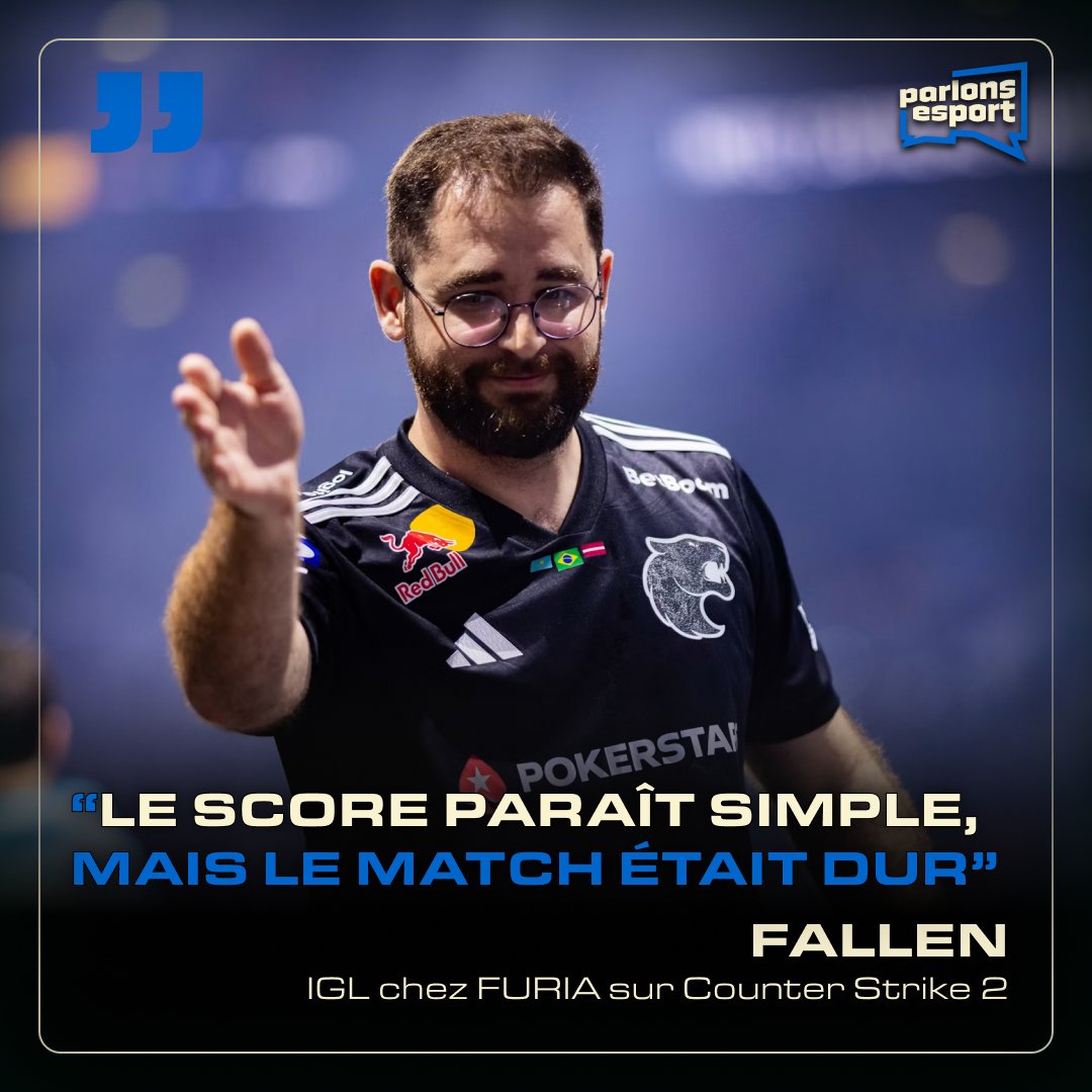 ParlonsCS's tweet photo. 🚨🎙️| @FalleNCS 🇧🇷 après la victoire contre Aurora : « Le score paraît simple, mais le match était dur »

« Au début de Dust2, on devait partir en éco, mais j’ai drop une AK à KSCERATO et il a sorti un round à 4 kills. À partir de là, on a joué un Counter‑Strike intelligent »

Par @kf_kayzer 
Écrit par @Starsounayy 

Interview complète ⬇️⬇️⬇️