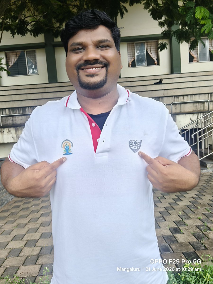 SPDarur's tweet photo. #internationalyogaday @EduMinOfIndia feels happy to be Participated in the eve of international day of yoga at @surathkal_nitk https://t.co/P7vocARpKe