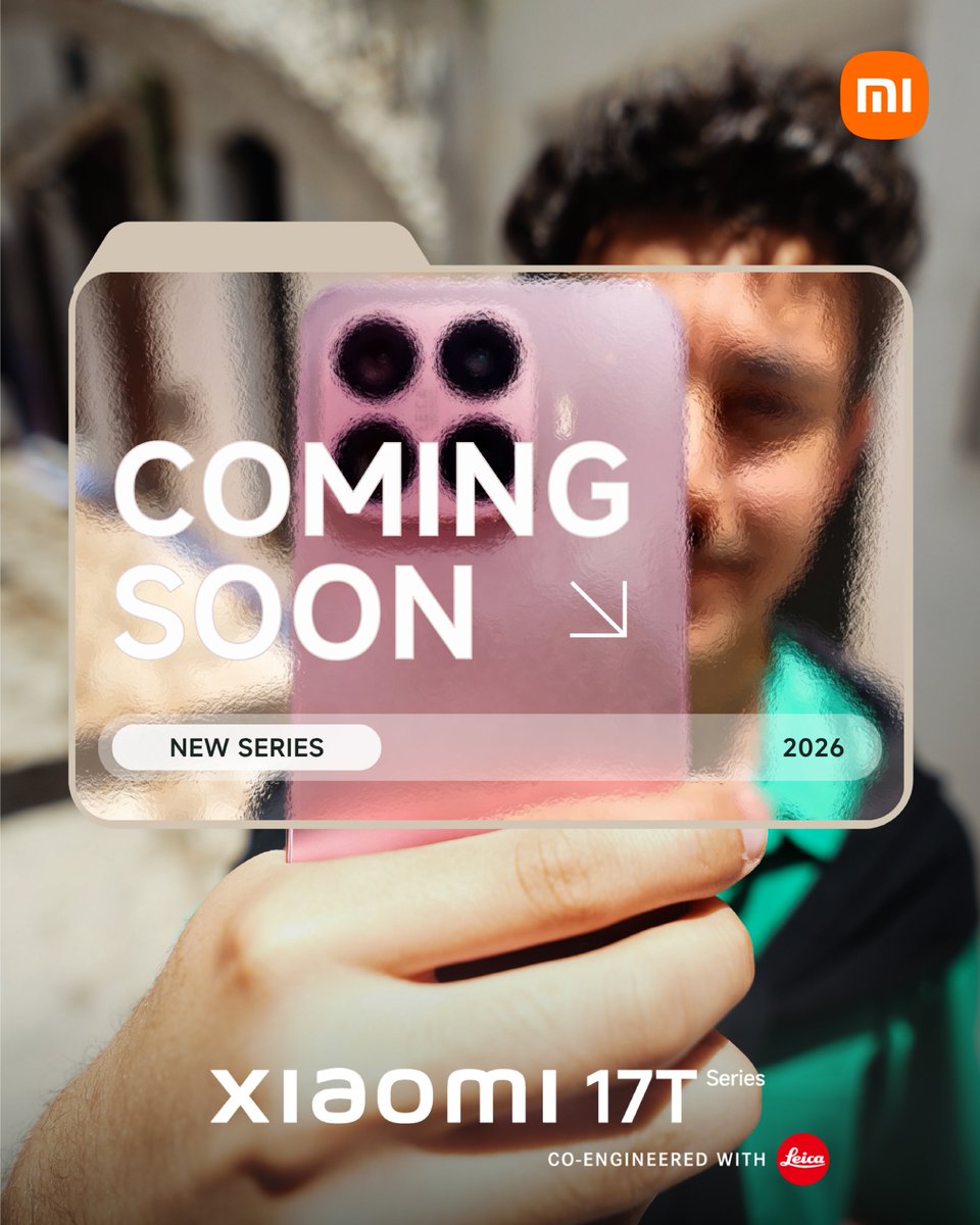 XiaomiNigeria's tweet photo. Tomorrow changes everything. 😉

The #TelephotoMaster is about to arrive, and it's ready to bring your distant moments closer than ever before.

Who's counting down with us? ⏳

#Xiaomi17TSeries #Camera #SmartphoneCamera #Xiaomi #XiaomiNigeria #Fyp #Explore https://t.co/VCWLrqL7PQ