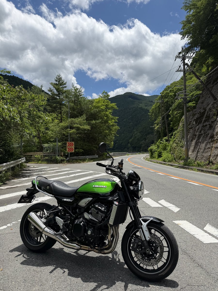 梅雨の中休みなのか 晴れておバイク日和に🏍💨 今日は近場のお山を