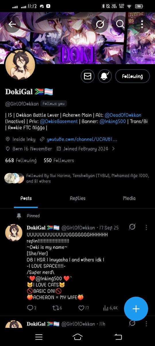 DeadOfDokkan's tweet photo. I MIGHT HAVE GOTTEN MY ACCOUNT STOLEN 
PLEASE DON'T INTERACT WITH IT‼️‼️ https://t.co/bWLacvMqwf