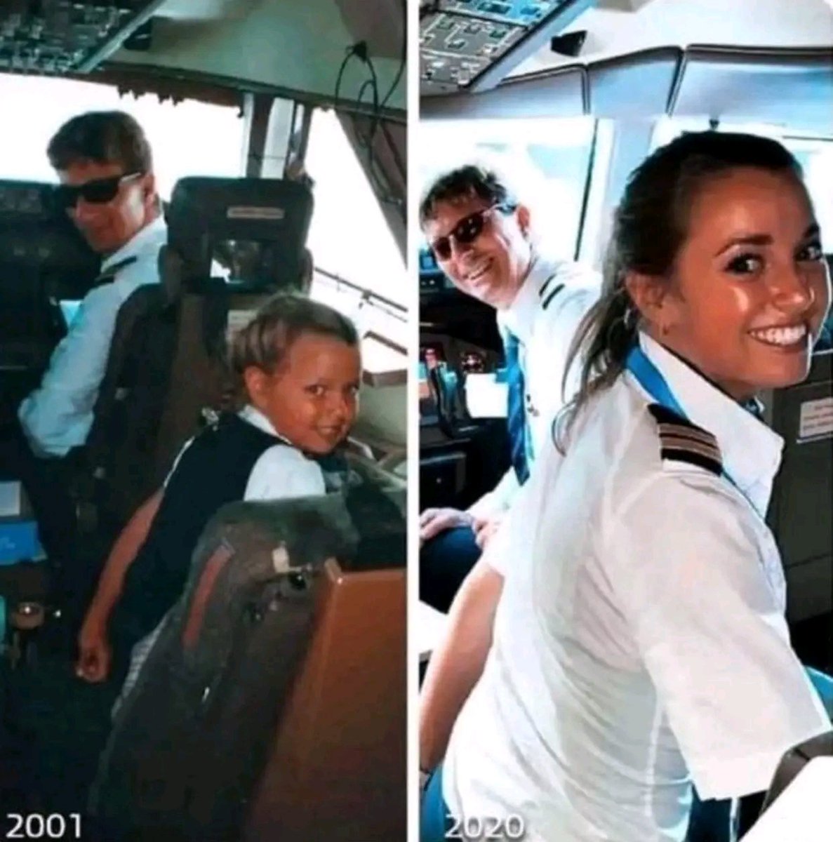 Hana_b30's tweet photo. 19 years later, she's a pilot, just like her dad ❤️ https://t.co/WxztmuhGjL