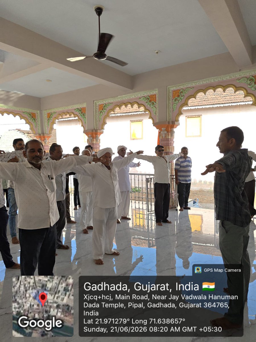 BhavnagarDm's tweet photo. @cscegov_
@CSCSPV_Health
@cscgujarat
#IDY2026
#CSCpeYOGA
#YOGAwithCSC 

IDY CELEBRATION 
VLE BACHUBHAI 
GP PIPAL
BLOCK GADHADA 
DIST BOTAD https://t.co/DiISj66cUc