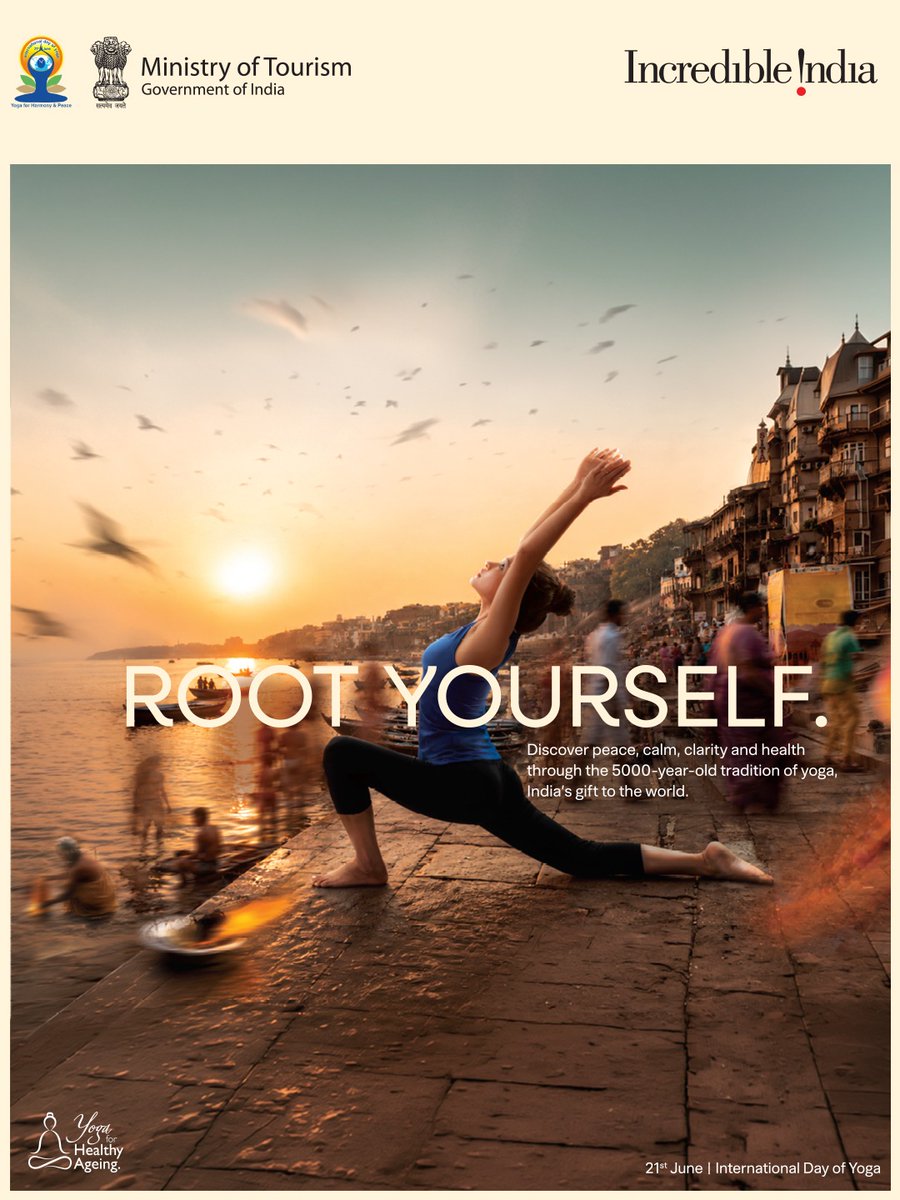 tourismgoi's tweet photo. Some journeys take you across destinations. Others take you within.
In India, yoga has long been a bridge between the two. From ancient traditions to living cultural experiences, it continues to shape journeys that are as enriching as the places themselves.

(1/2) https://t.co/BQUkmUccW1
