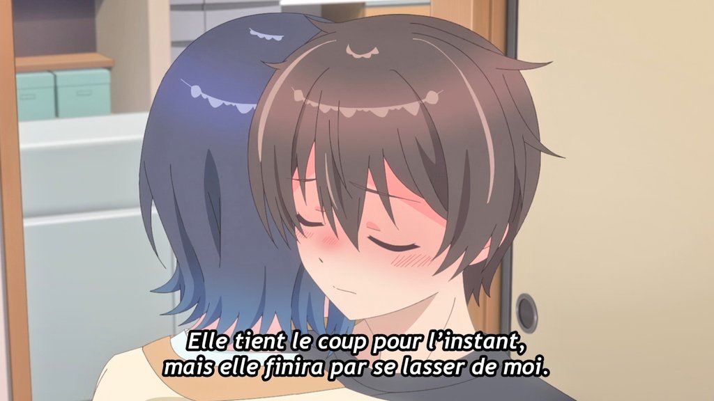 Solviers's tweet photo. Review #2ndinClass S1 11/12 :

Maki me fume car il a peur que Umi le quitte vu qu'il est tomber malade le lendemain  qu'ils se sont mit en couple 😅.

Umi en tant que célib m'avait grave souler mais comme petite amie je la trouve incroyable car elle prend bien soin de Maki 😁🖤. https://t.co/tLDxNRMSf0