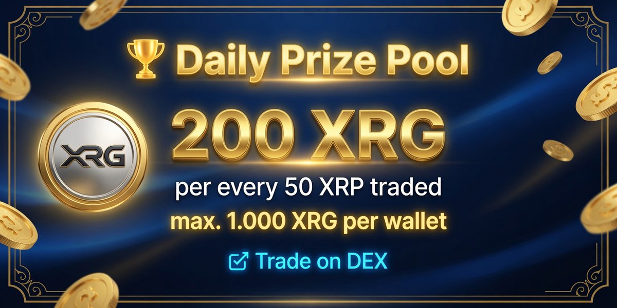 HEROESxrp's tweet photo. 🚀🔥 **BIG NEWS FROM HEROES-exchange!** 🔥🚀

A brand new rewards program has just launched on the platform!  
Now you can earn real **XRG** coins every single day simply by trading on **DEX**! 💎

💰 **Daily Prize Pool:**
• **200 XRG** for every **50 XRP** traded  
• Maximum **1,000 XRG** per wallet per day

Just trade on DEX — and XRG drops automatically into your wallet!  
No complicated tasks, just active trading = daily rewards 🔥

Ready to start earning the new coin right now?  
Click **Trade on DEX** and start stacking XRG today! 📈

#HEROESexchange #XRG #TradeAndEarn #DEX #CryptoRewards #NewToken