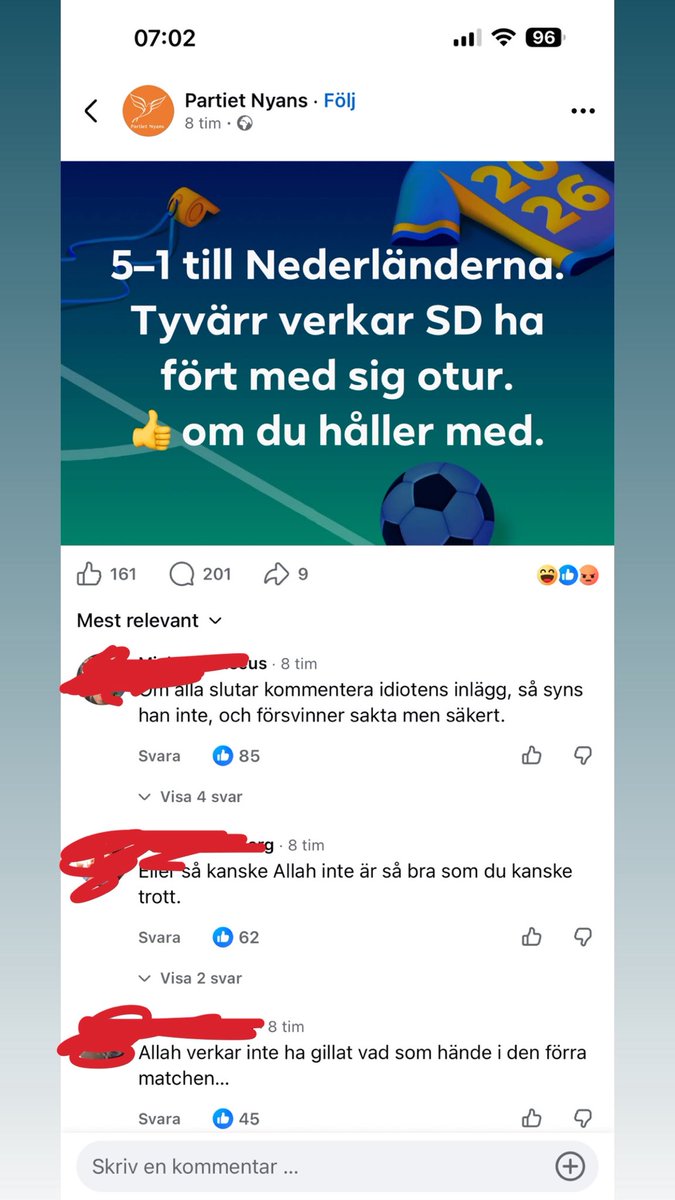 IRTvictor's tweet photo. Experterna har svaret på torsken, det var alltså SD’s fel 🤣
@MikailPNyuksel @sdriks @svenskfotboll https://t.co/AzRlcUMiJG