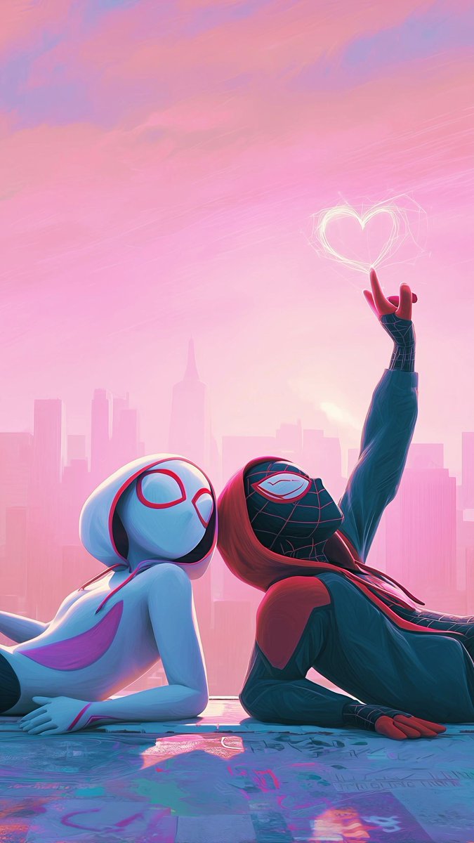 VoidWallpapers2's tweet photo. Name a more iconic duo. I'll wait. 🕷️❤️🕷️

HD wallpapers in the replies!

#SpiderMan #AcrossTheSpiderVerse #MilesMorales #GwenStacy #SpiderGwen #Wallpapers #GhostSpider @lynxchizzy @johncraig428 @6thsamuel https://t.co/uGMbGUuESt