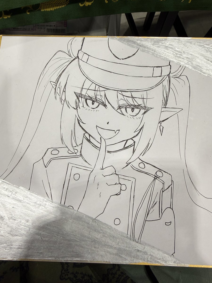 ここまで描いて「色持ってねえわ」となり、終わり。さよなら。 