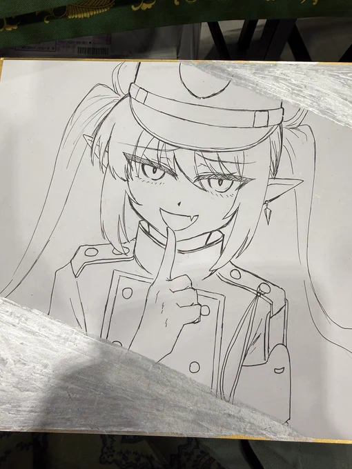 ここまで描いて「色持ってねえわ」となり、終わり。さよなら。 