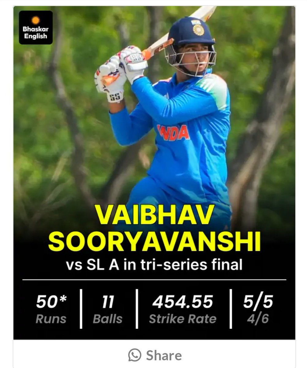 NarendraGole_05's tweet photo. तुम दूध मांगोगे हम खीर देंगे ...
तुम लड़ने की कहोगे हम चीर देंगे ...🔥💀
#VaibhavSuryavanshi 
#fastestfifty 
#cricketlovers https://t.co/2Aa6aiMiEF
