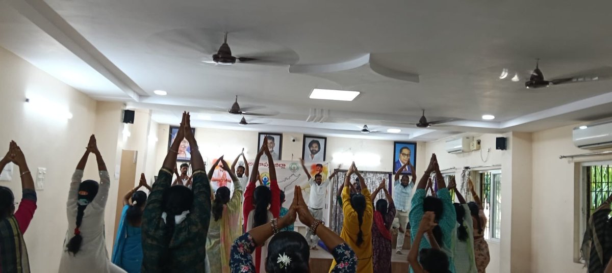Jaga_LLB's tweet photo. International Day of Yoga-2026 celebrations at Madugula Village, Anakapalli District , #IDY2026,   #CSCpeYOGA,#YOGAwithCSC https://t.co/Up1jBg3vbz